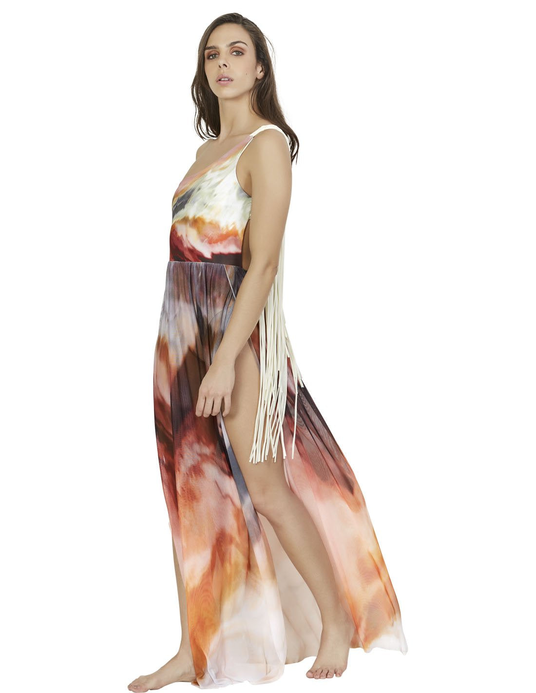 one piece with skirt dress with macrame in bali sunset ulun danu temple 3