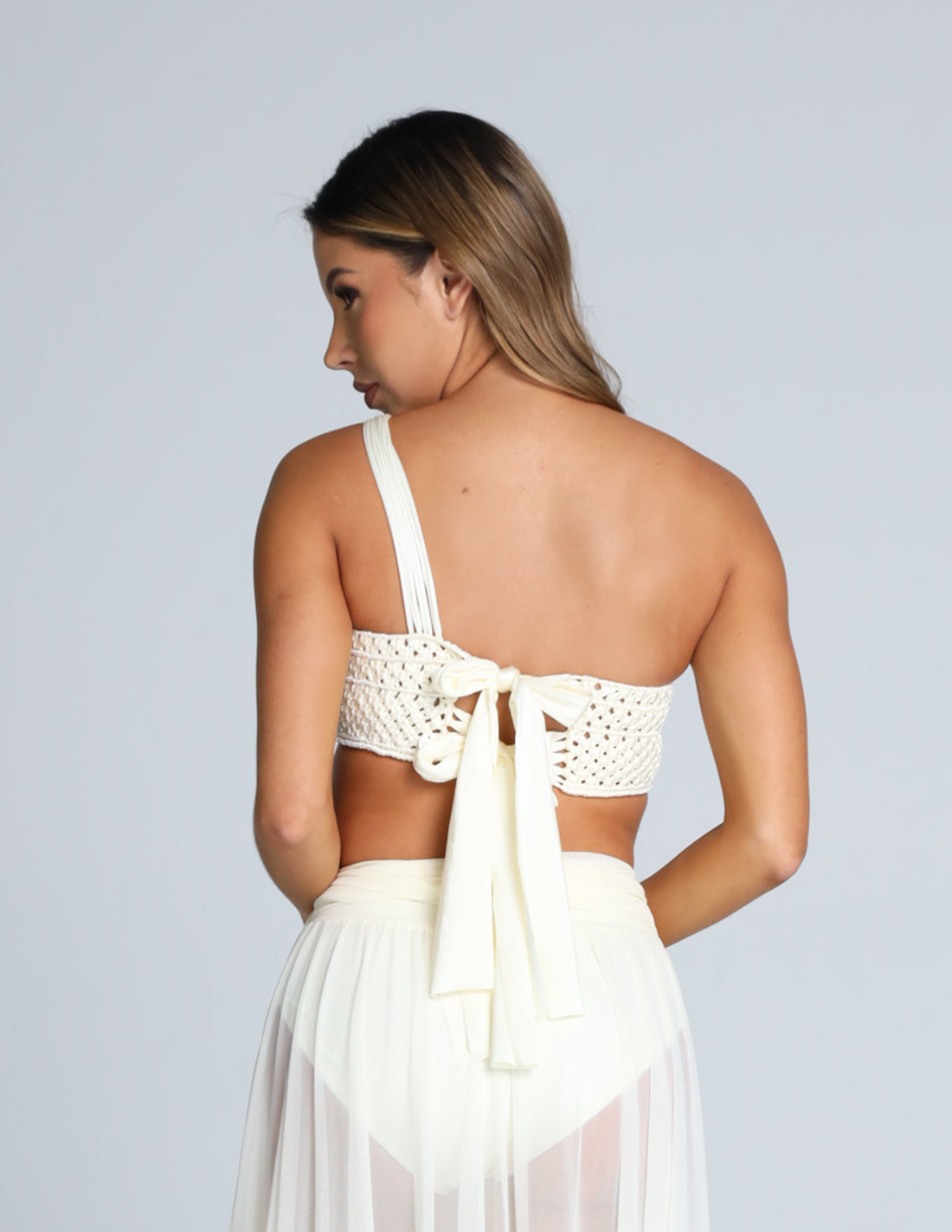 Unilato Crop Top Ivory