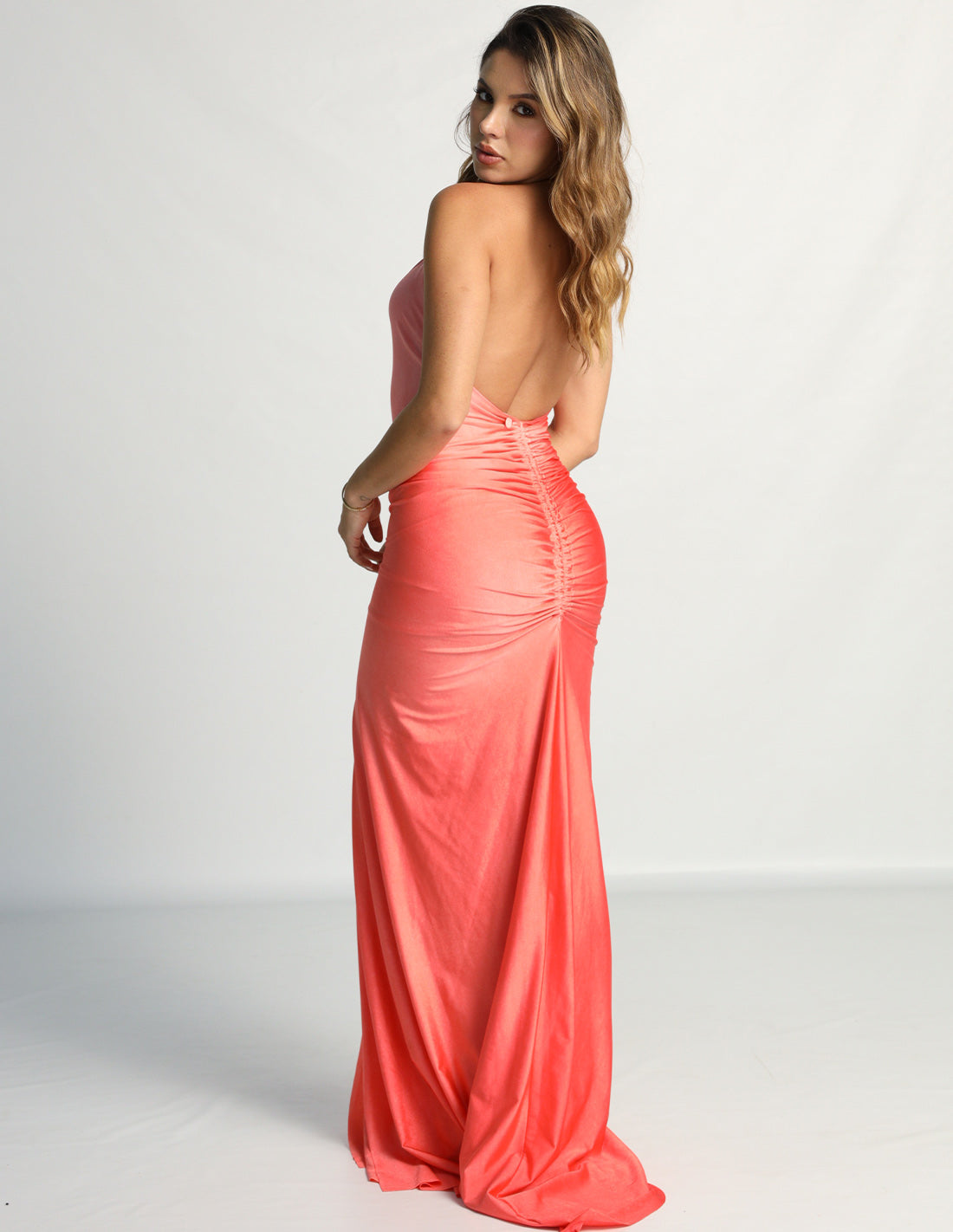 Juniper Dress Tomatoe. Hand-Dyed Dress In Tomatoe. Entreaguas