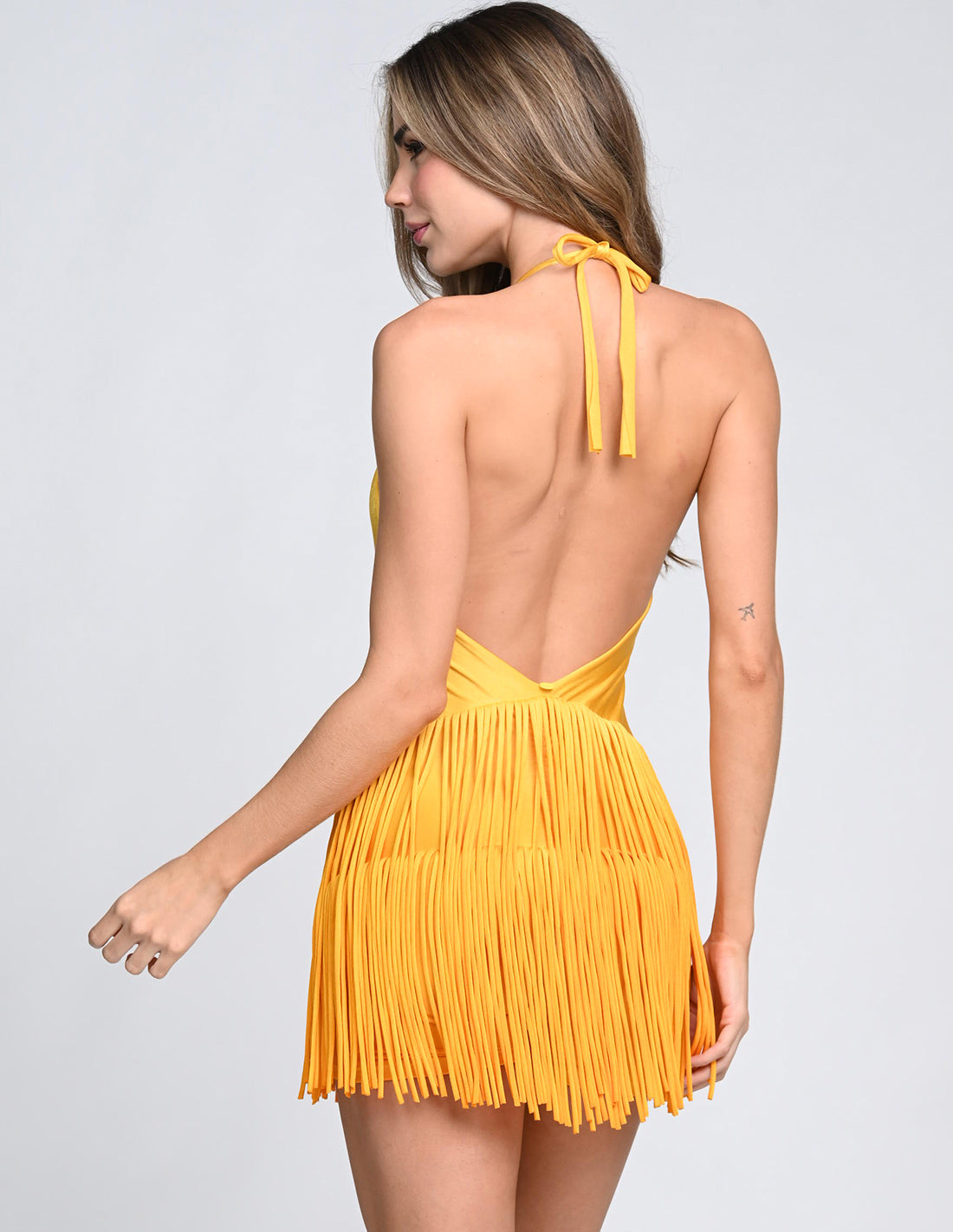 Flowy Romper Faded Soft Orange