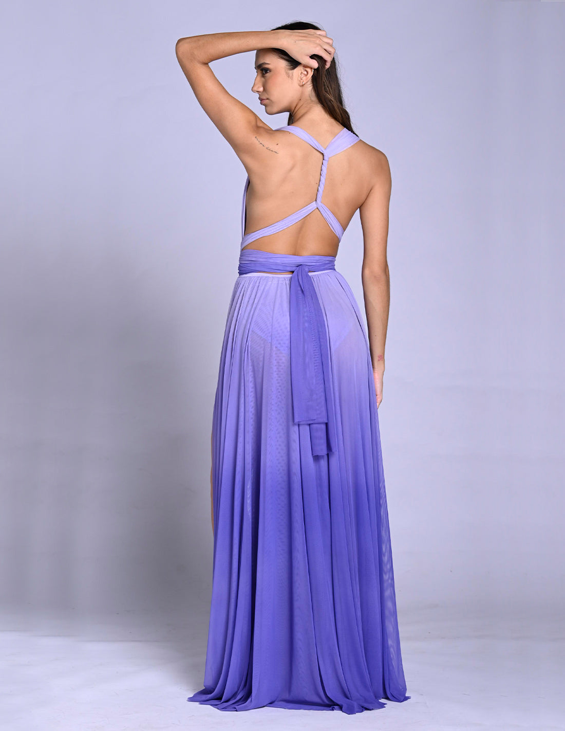 Hydra Dress Faded Purple