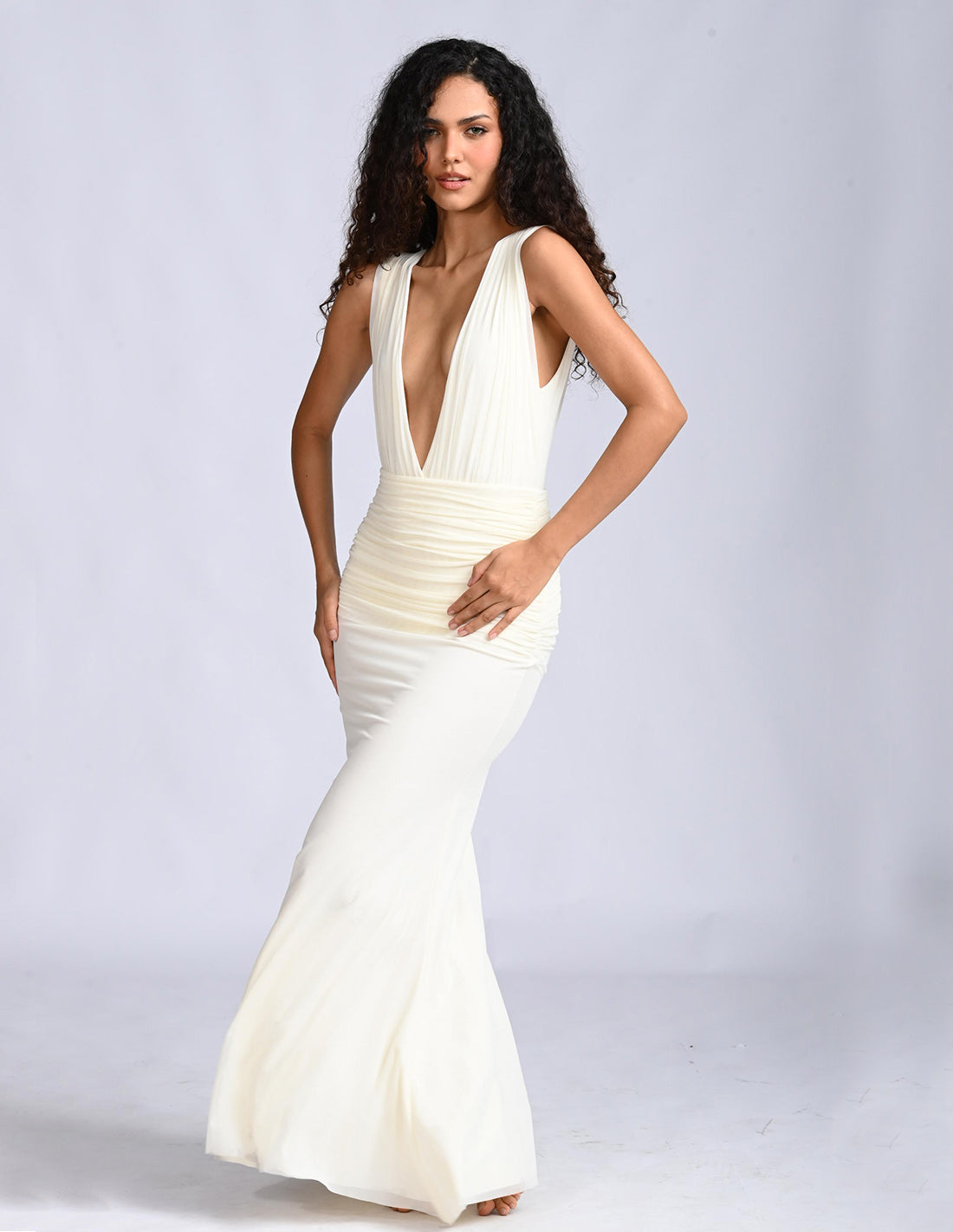 Naia Dress Ivory. Dress In Ivory