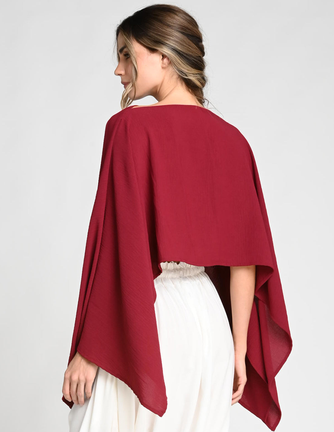 Nila Blouse Wild Wine. Blouse In Wild Wine