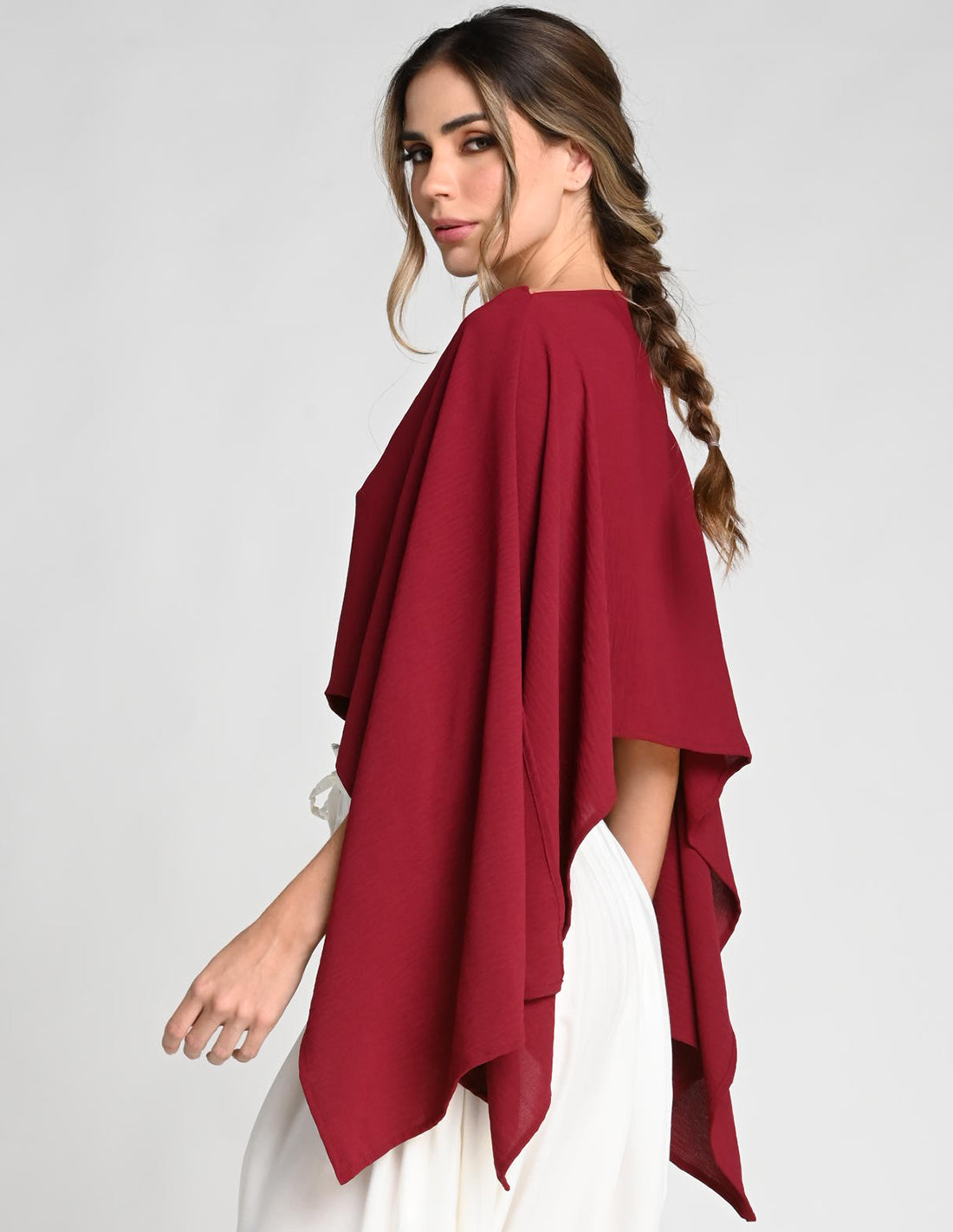 Nila Blouse Wild Wine. Blouse In Wild Wine