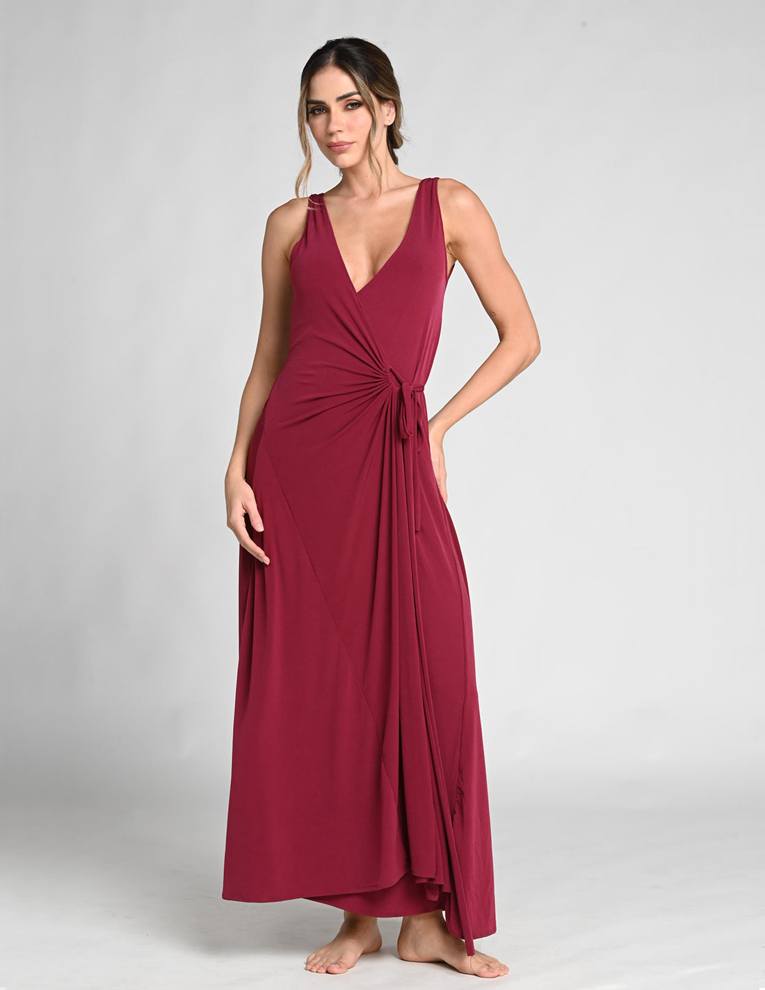 Soot Dress Wild Wine. Dress In Wild Wine