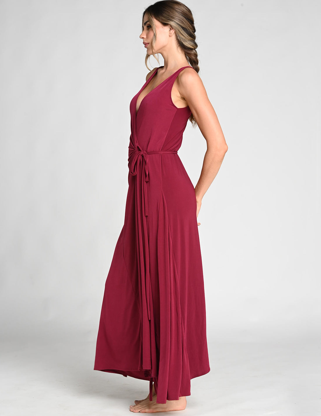 Soot Dress Wild Wine. Dress In Wild Wine