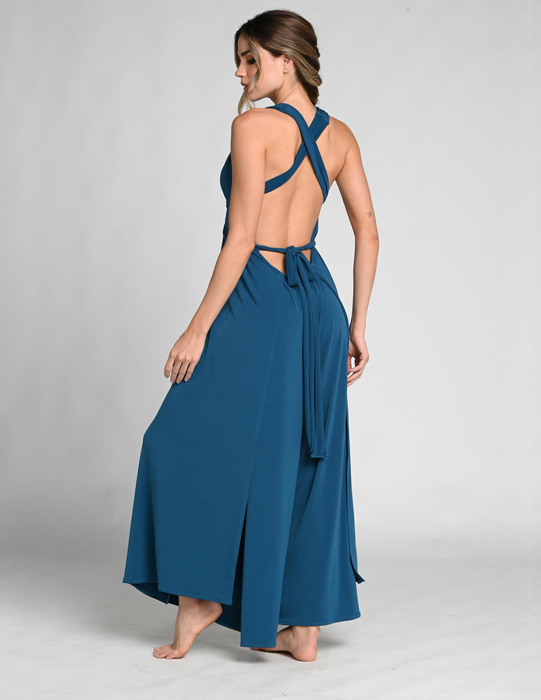 Lush Jumpsuit Oil Blue. Jumpsuit In Oil Blue