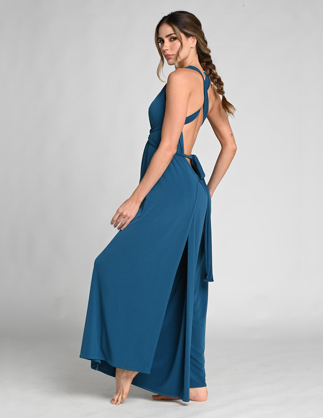 Lush Jumpsuit Oil Blue. Jumpsuit In Oil Blue