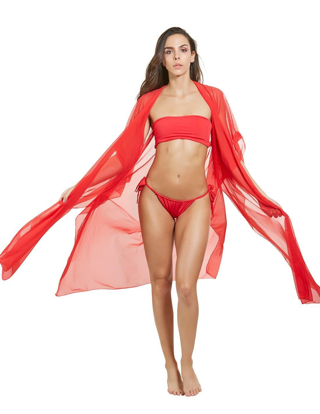 beach kaftan in tomato tomato eck922204 1