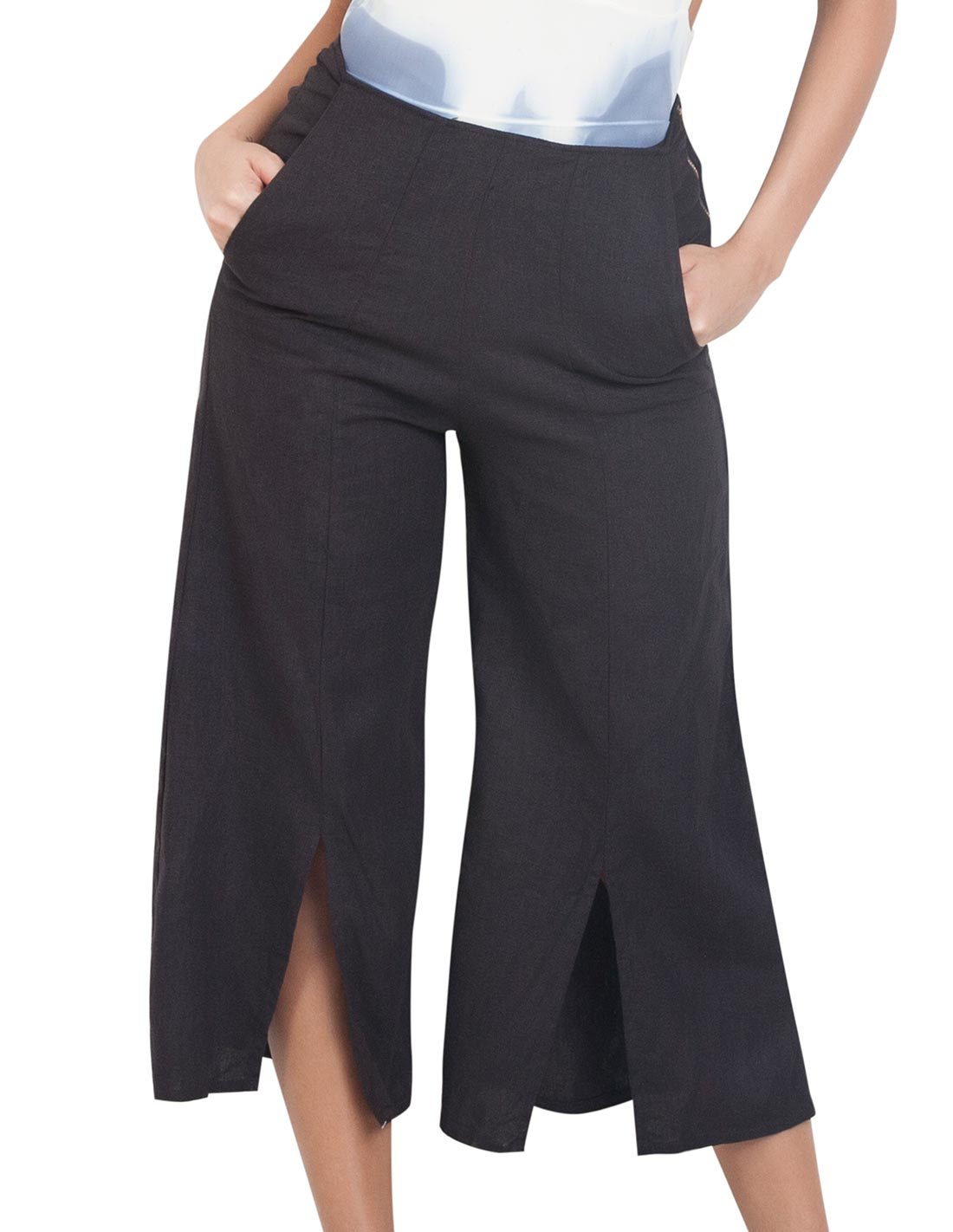 beach pant in black virgo ecp912202 2