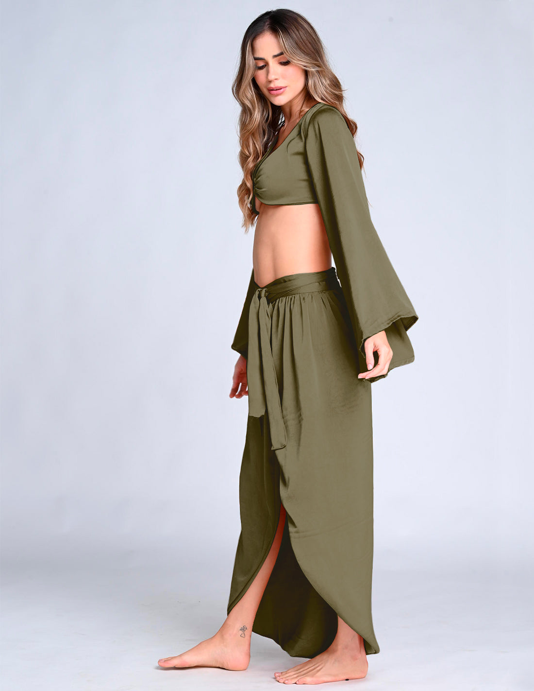 Laya Skirt Green. Skirt In Green