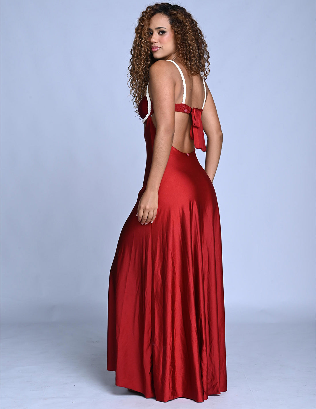 Cartagena Skirt Wild Wine. Hand-Dyed Skirt In Wild Wine