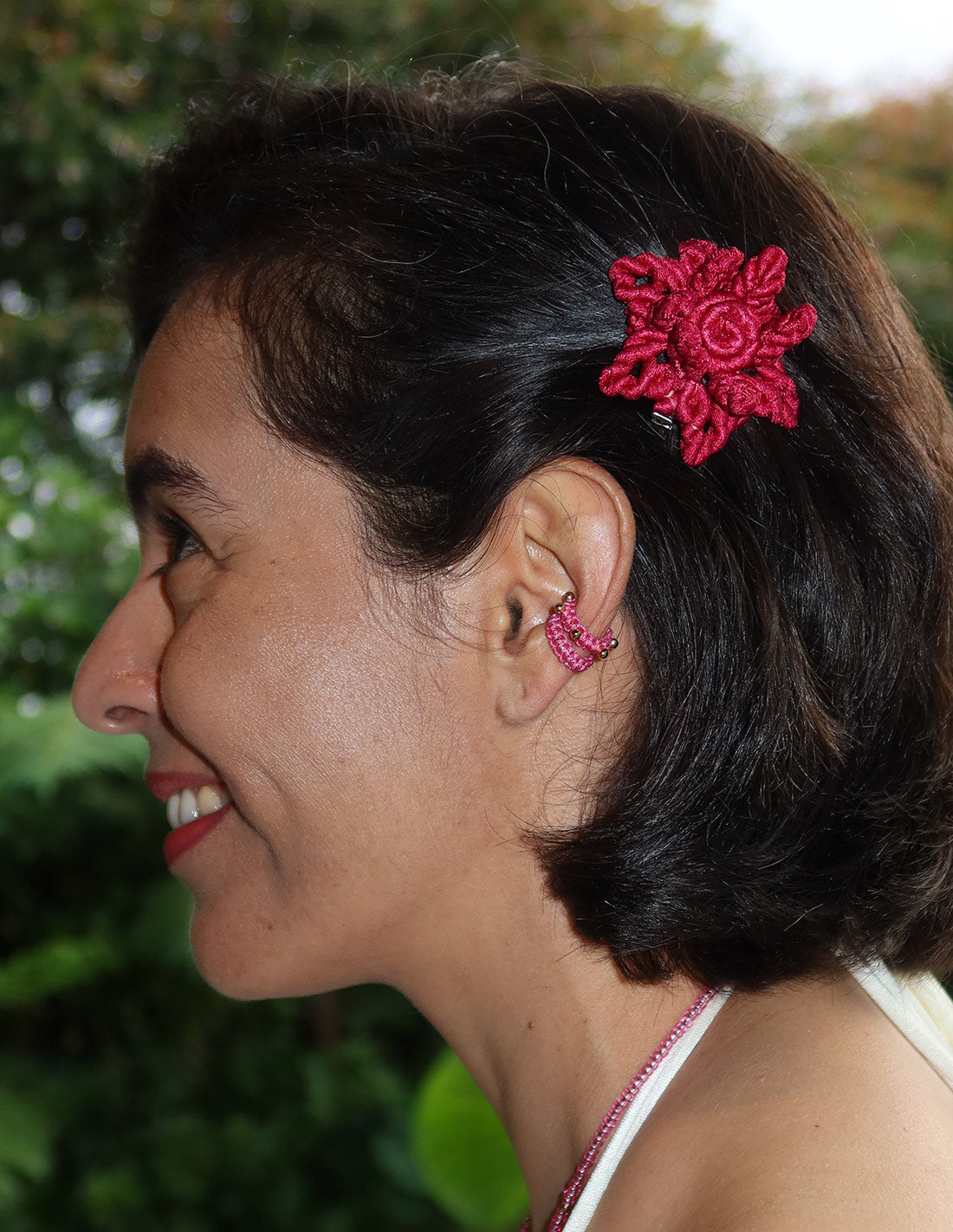 Luna Lunera Ear Cuff Pink