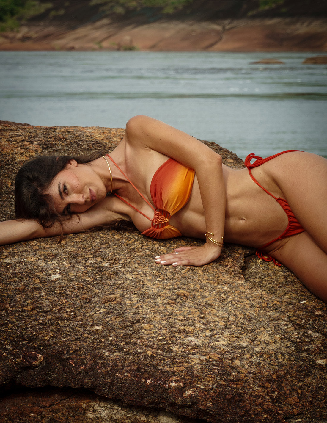 Haven & Orbit Bikini Set Red Ochre + Red Orange