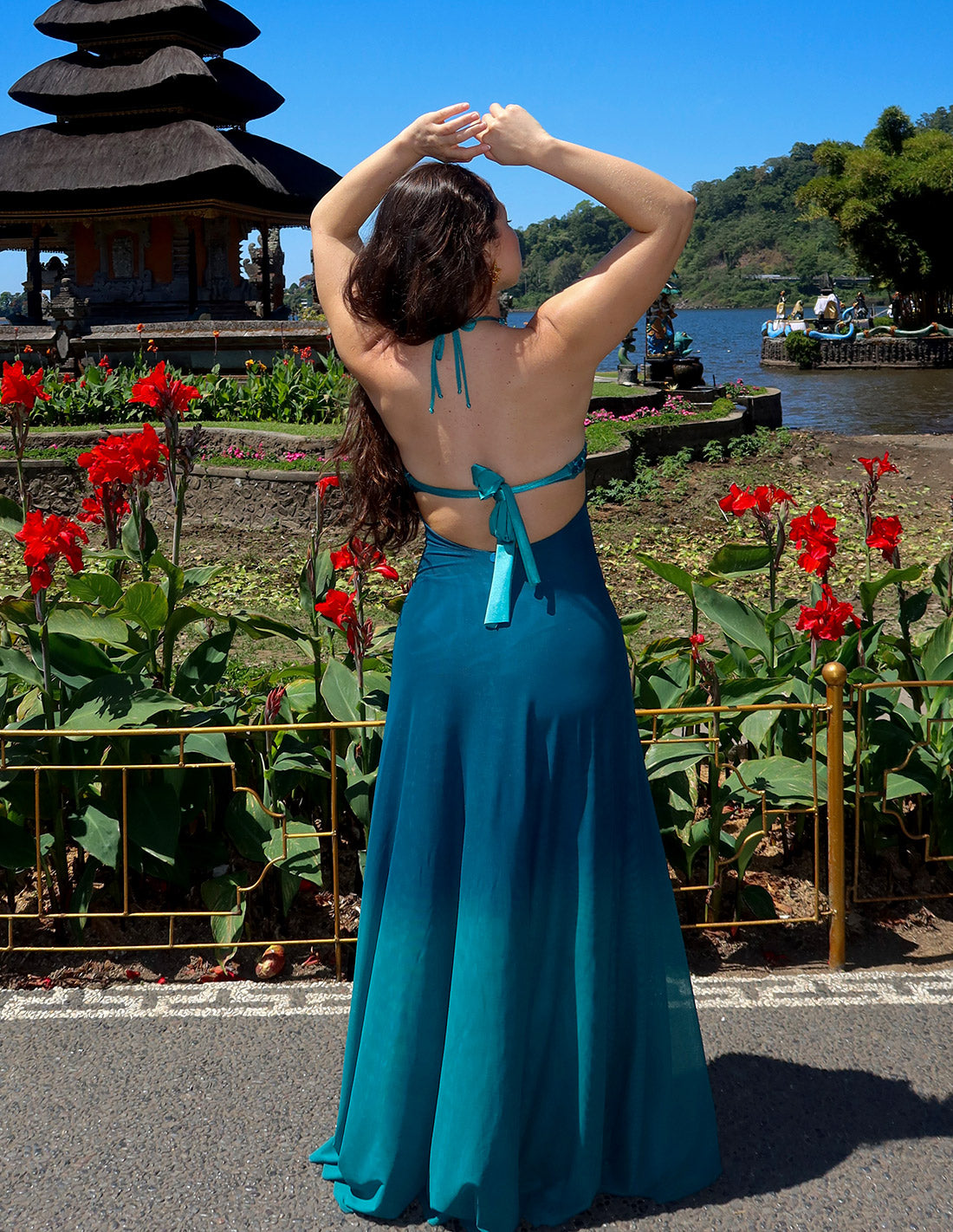 Sairi Skirt Opal Green + Marino