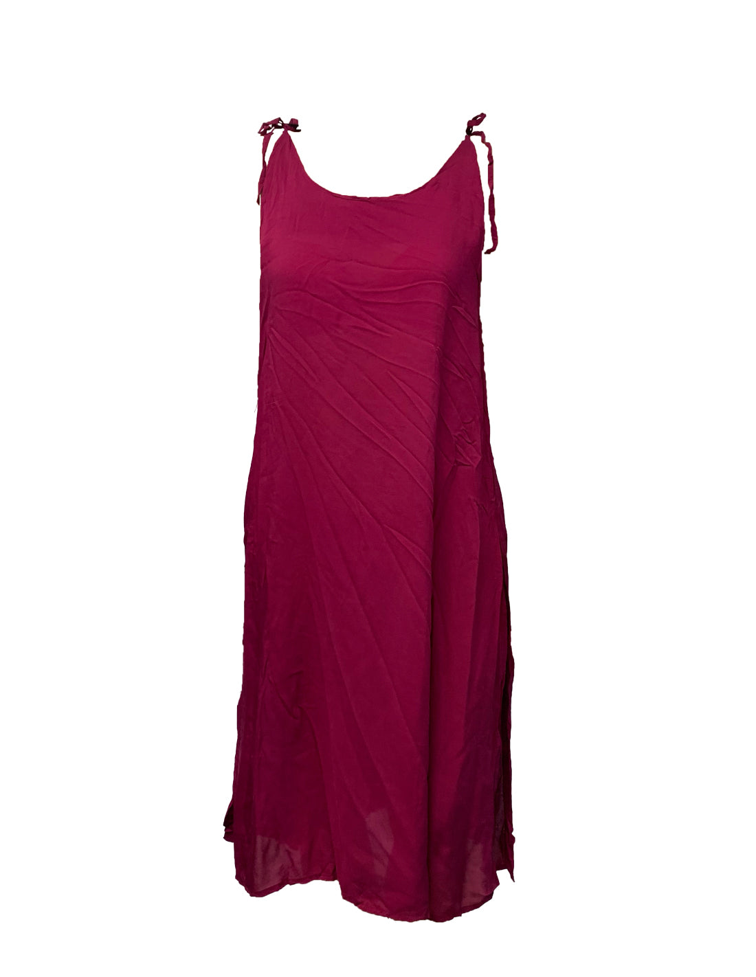 Burgundy Dress. Dress In Burgundy. Entreaguas