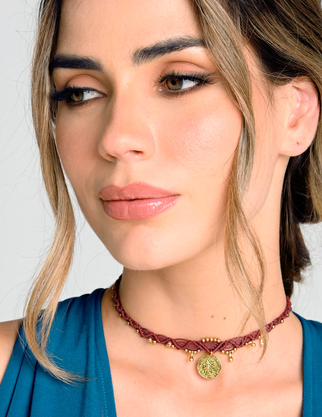 Lía Choker Red Wine