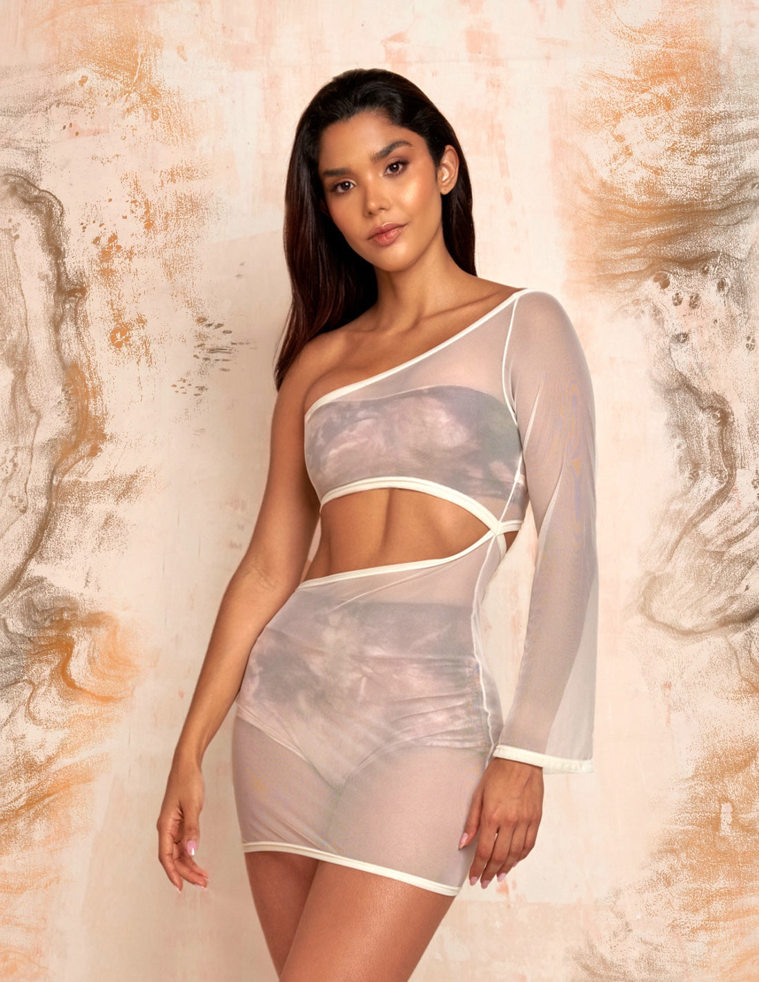 Tone Dress Solid Vanilla