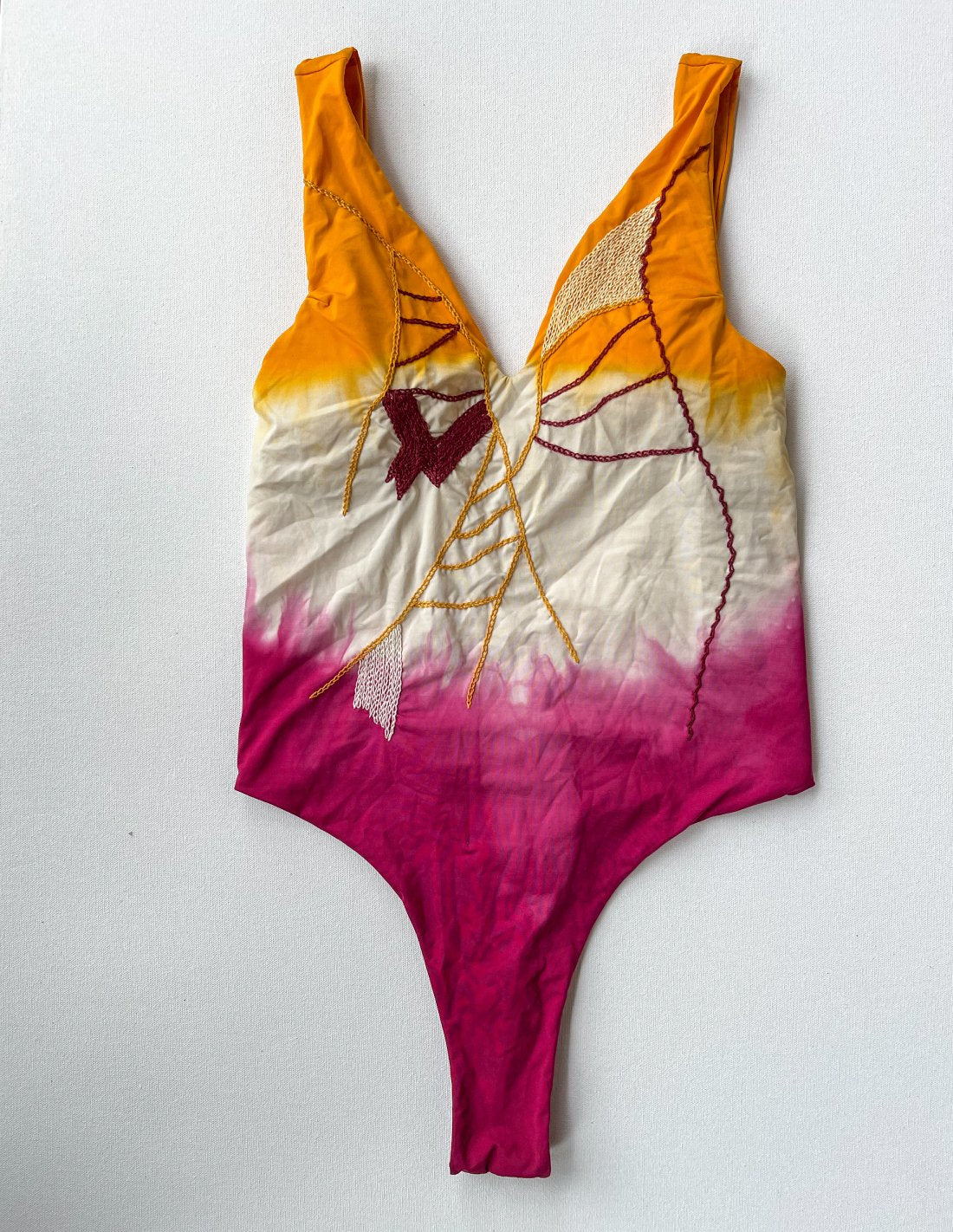 Sunset One Piece. One Piece Swimsuit In Sunset. Entreaguas