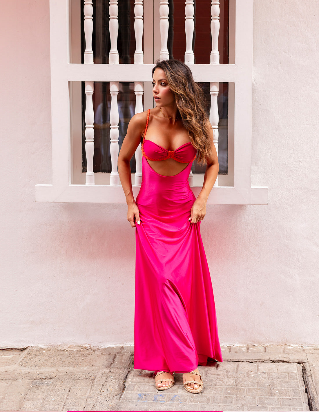 Cartagena Skirt Fuchsia