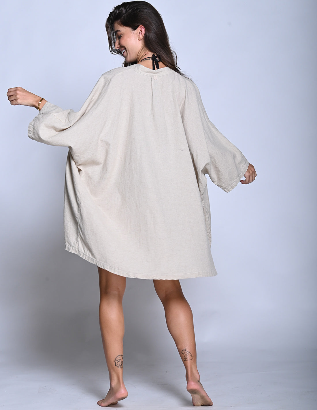 Maloka Blouse Sand. Blouse In Sand