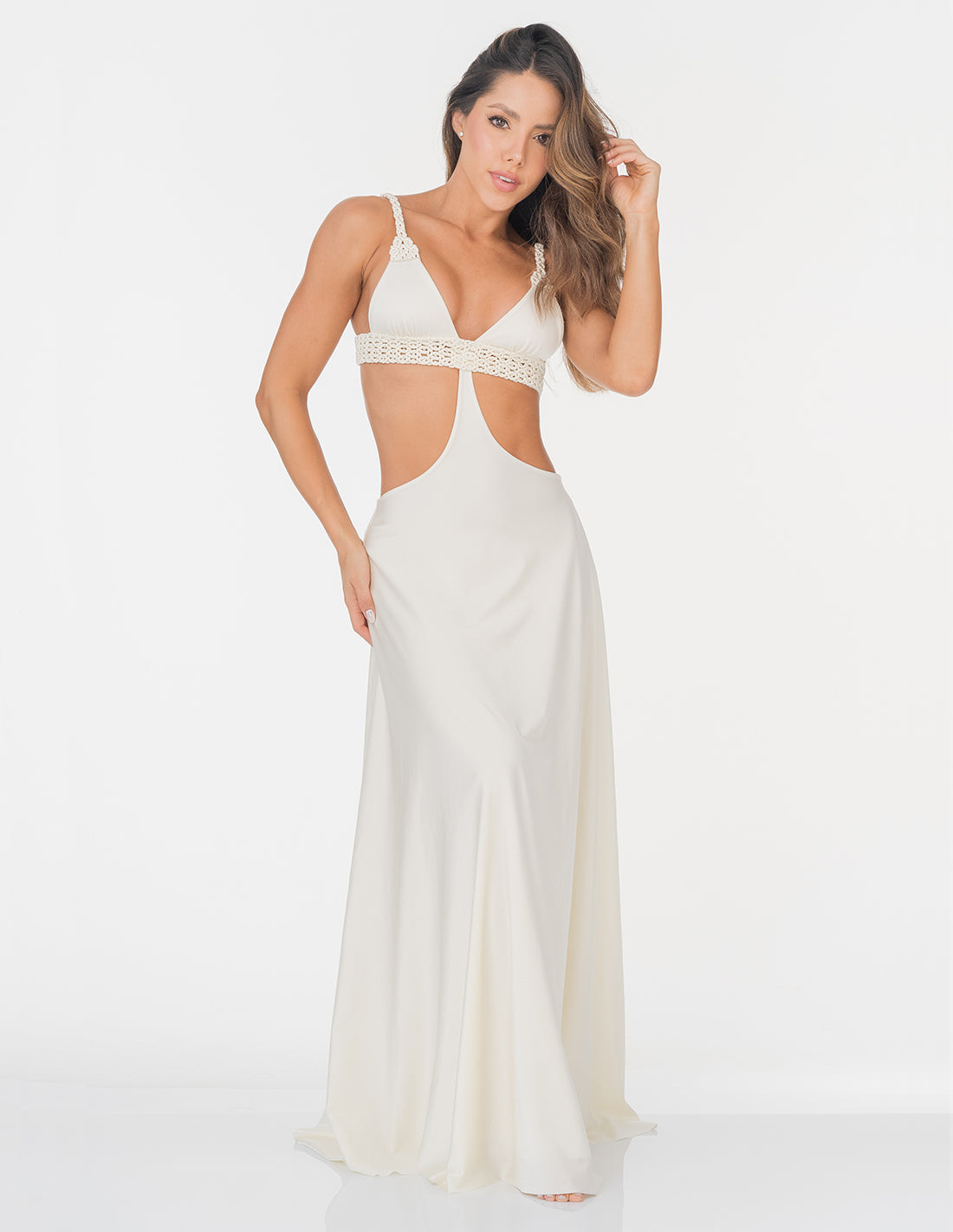 Isla Skirt Ivory. Skirt In Ivory. Entreaguas