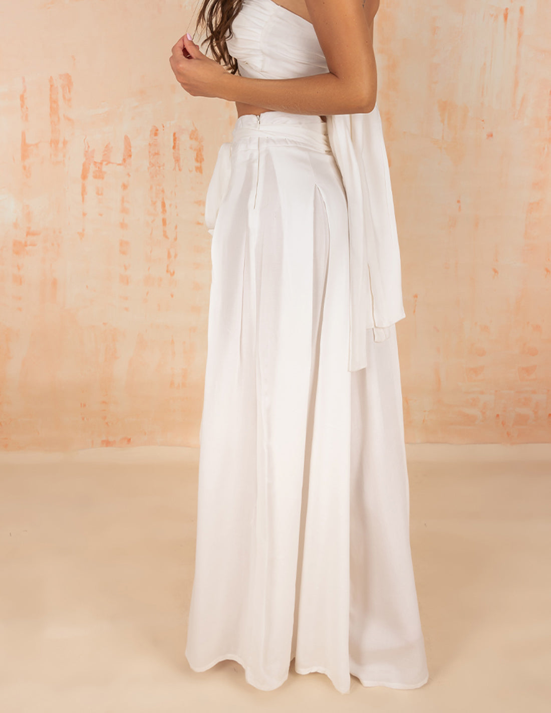 Sunshine Pant Ivory. Beach Pant In Ivory. Entreaguas