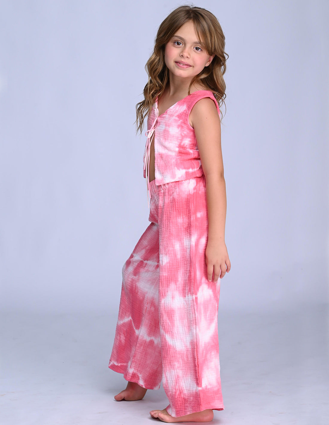 Outfit: Vest & Pant Spotted Rose