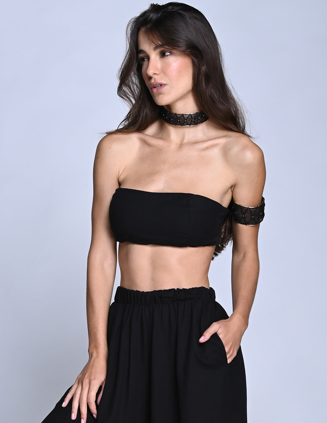 Peak Top Black. Bikini Top In Black