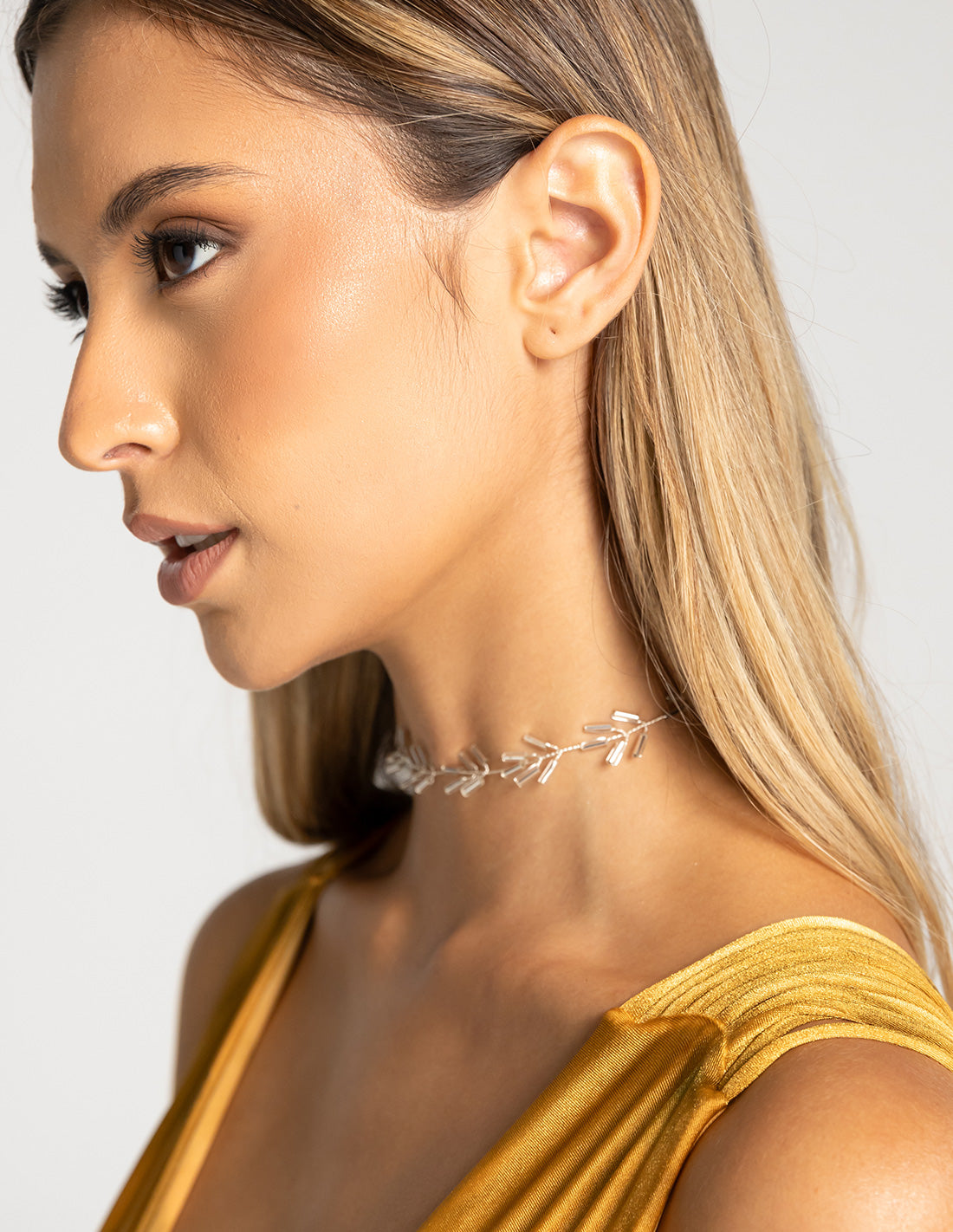 Nyssa Choker Silver. Choker In Silver