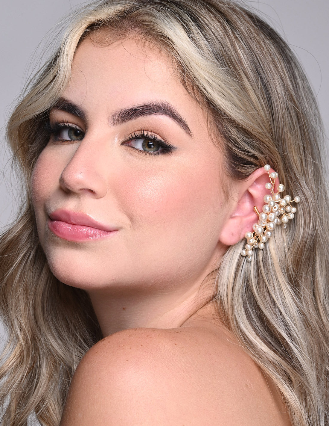 Glimmer Ear Cuff Ivory. Ear Cuff In Ivory