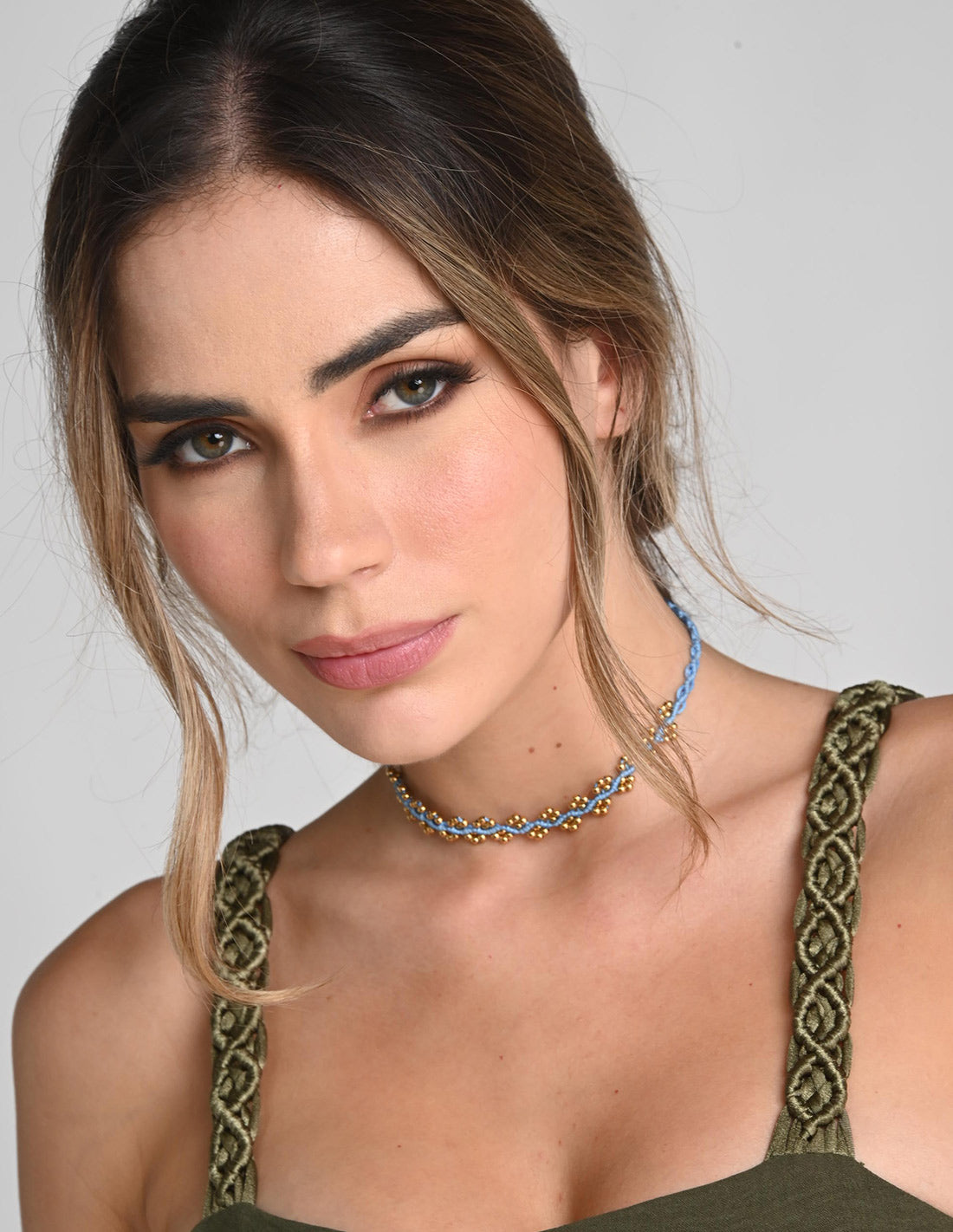 Nayara Choker Blue Sky. Choker In Blue Sky