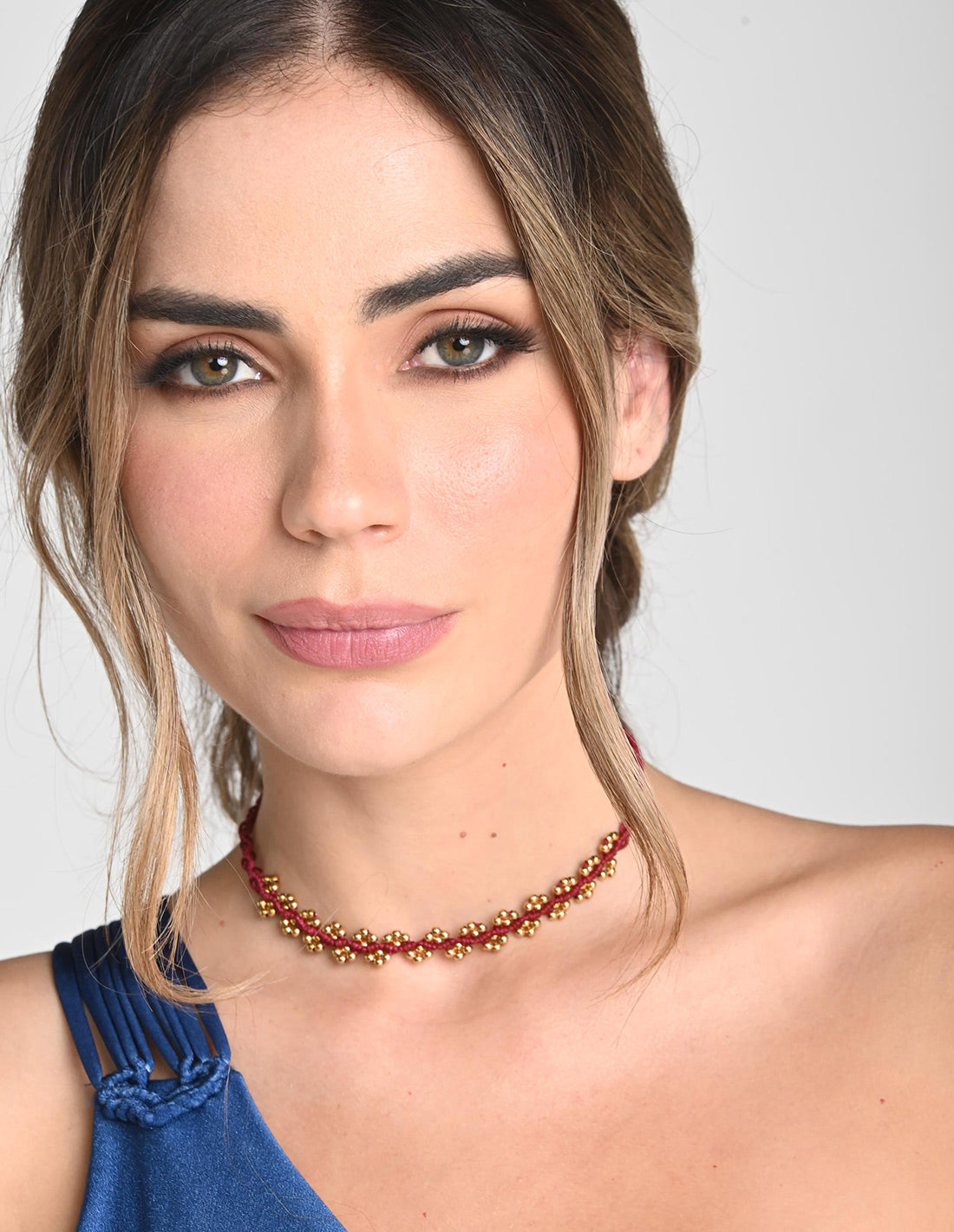 Nayara Choker Red Wine. Choker In Red Wine