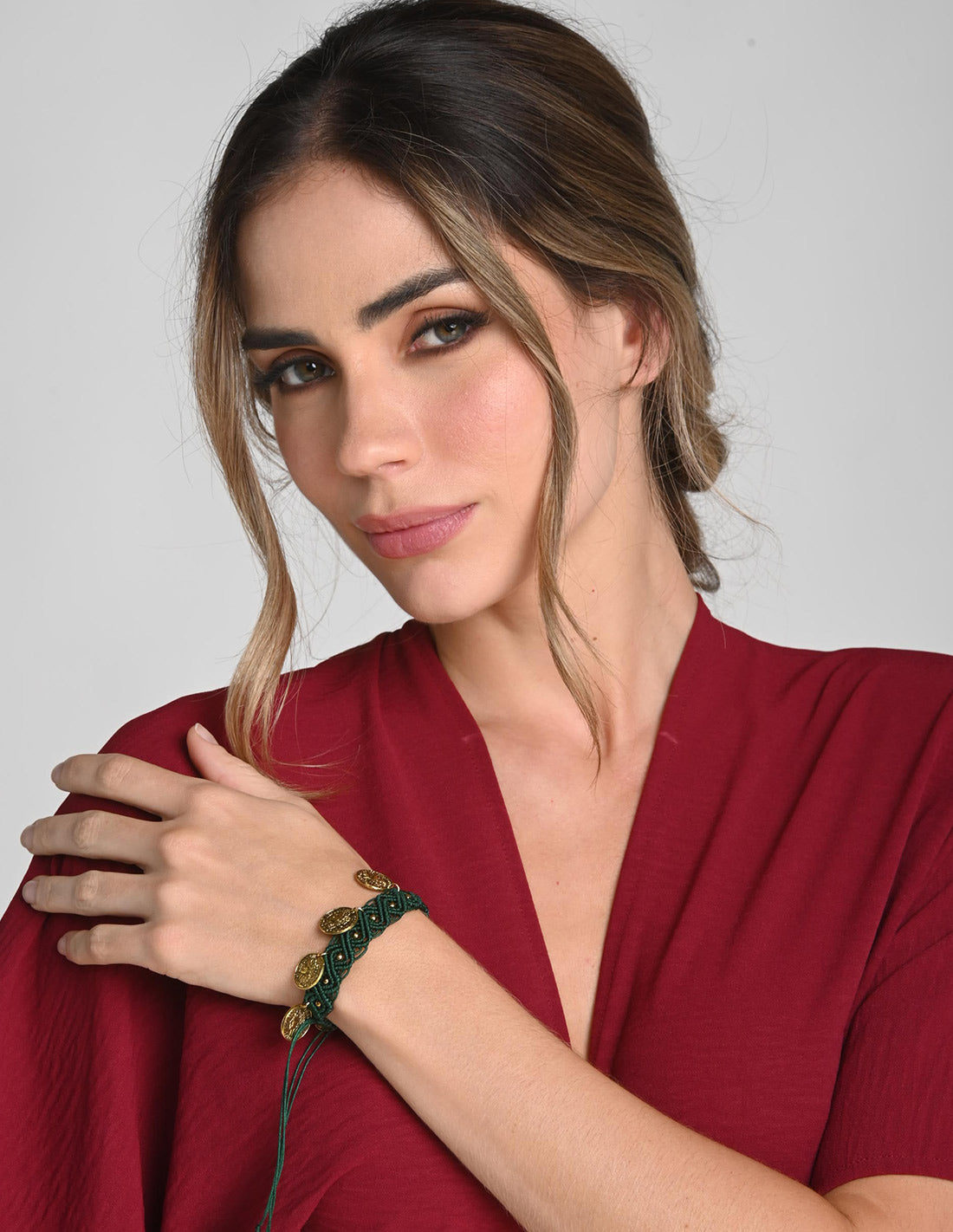 Aluna Bracelet Oil Green. Bracelet In Oil Green