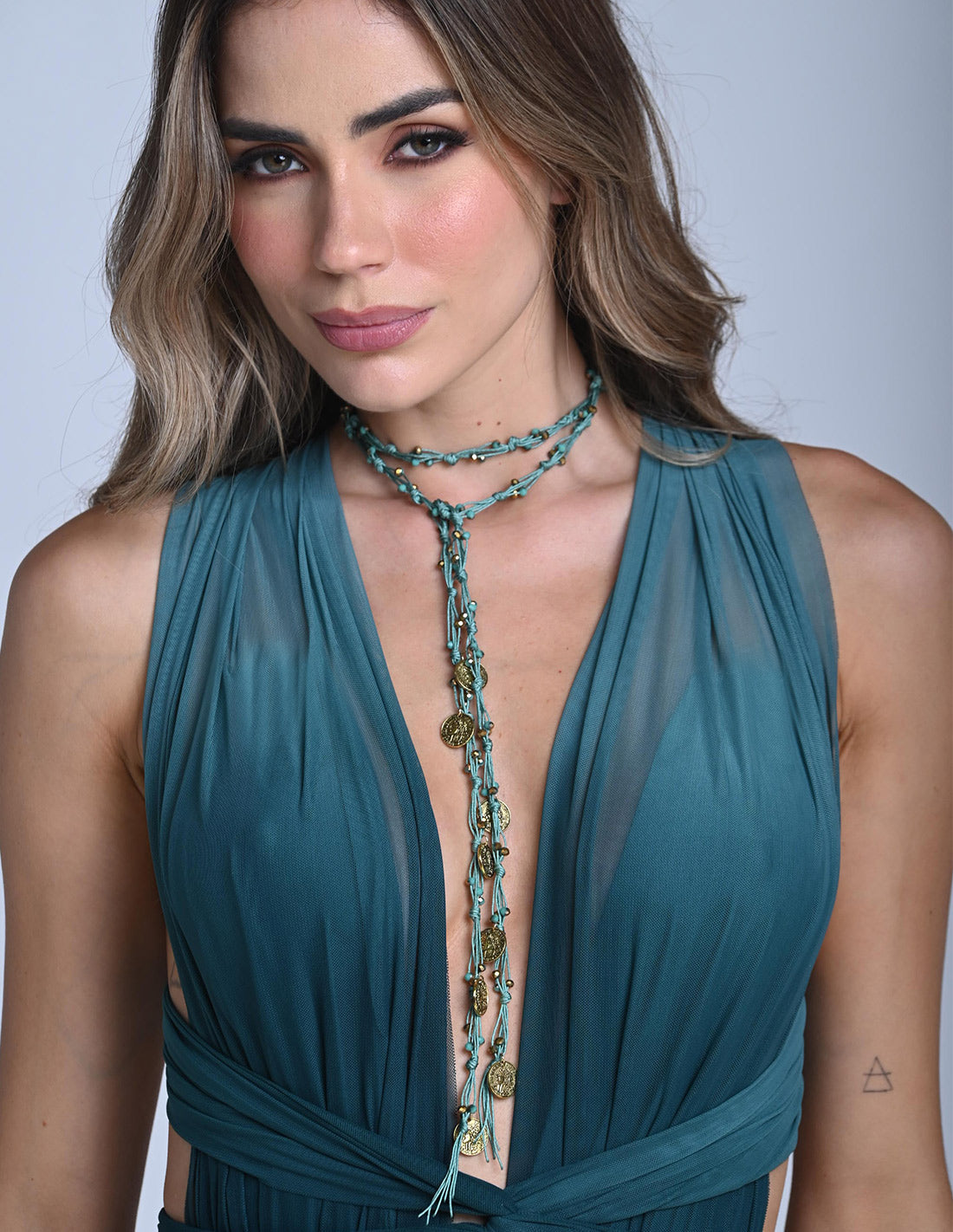 Inari Necklace Mint Green. Necklace In Mint Green