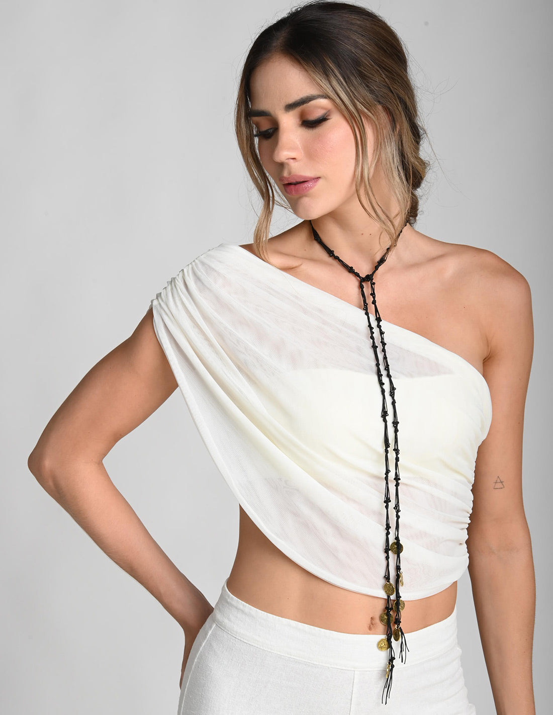 Inari Necklace Black. Necklace In Black