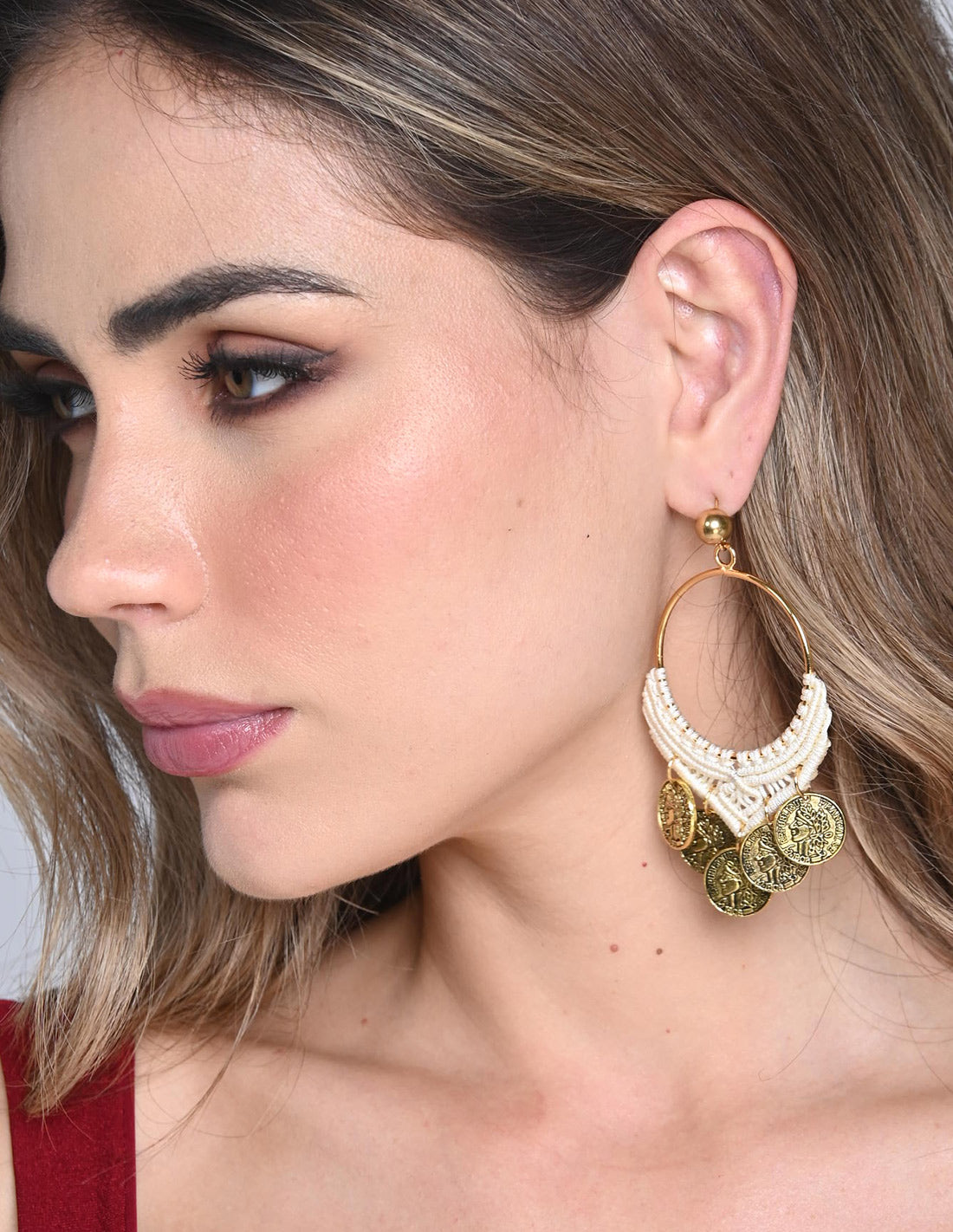 Asha Earring Ivory. Earring In Ivory