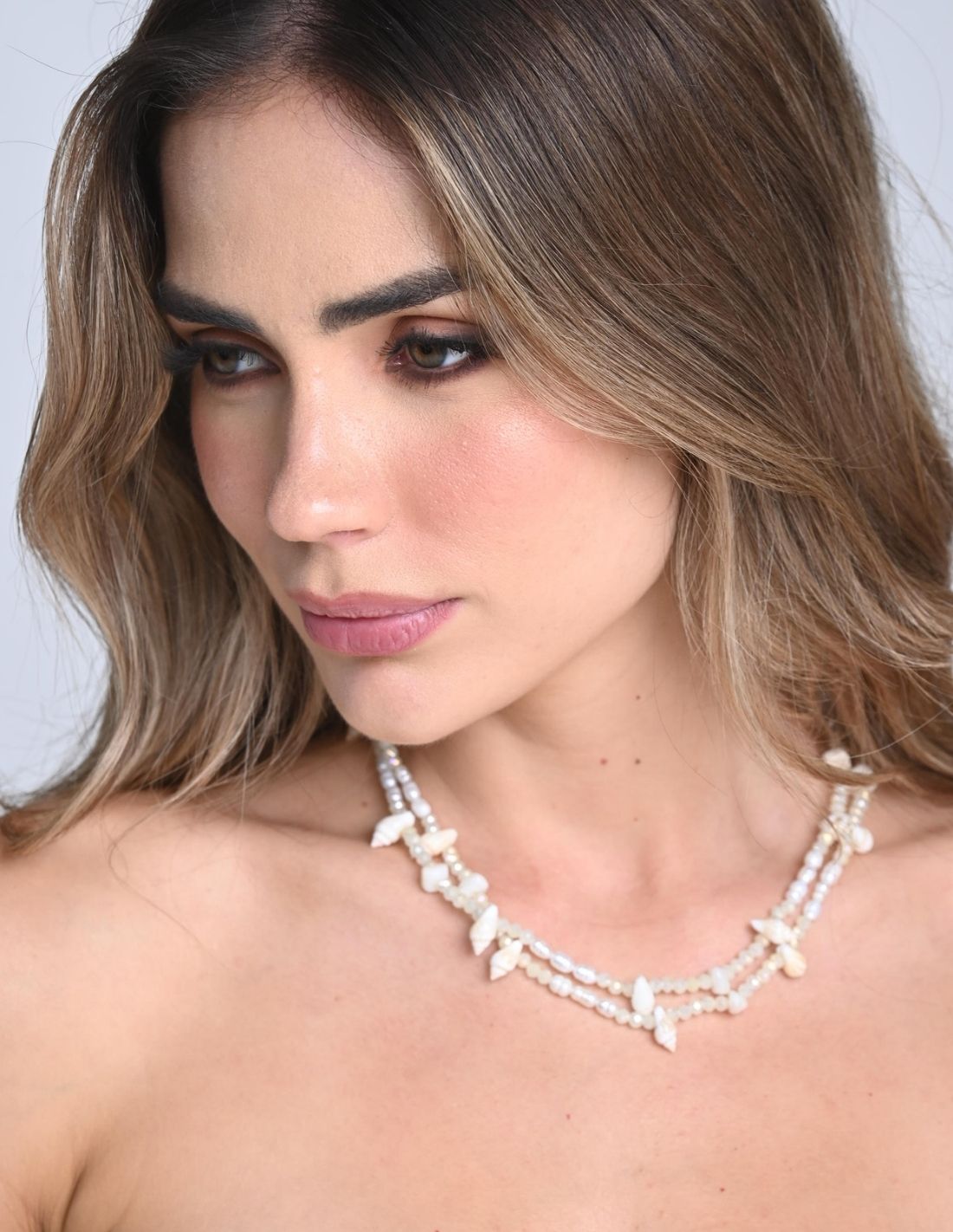 Coralia Body Chain Ivory. Body Chain In Ivory