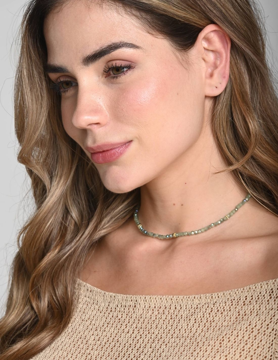 Kiran Choker Mint Green. Choker In Mint Green