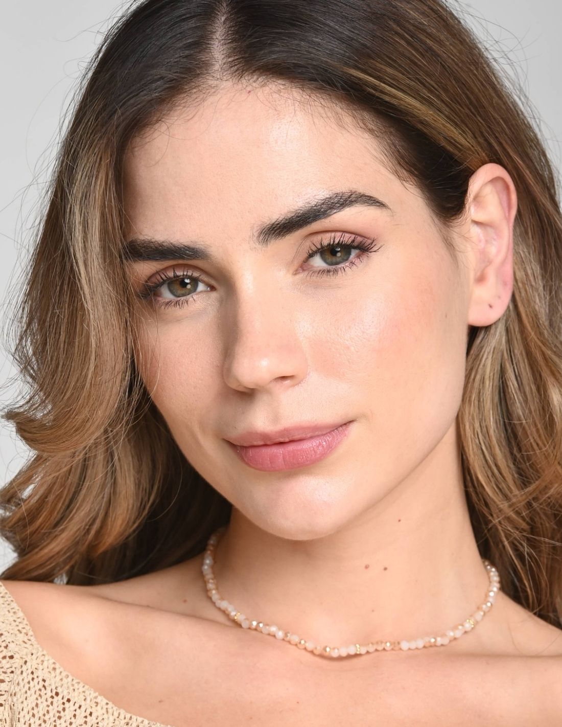 Kiran Choker Beige. Choker In Beige