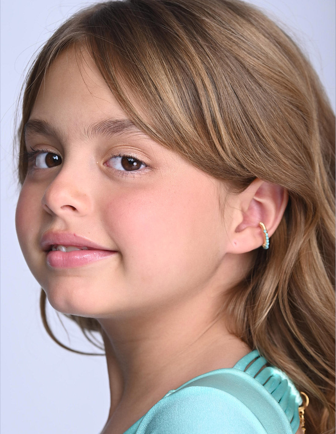 Sorel Ear Cuff Blue Sky. Ear Cuff In Blue Sky