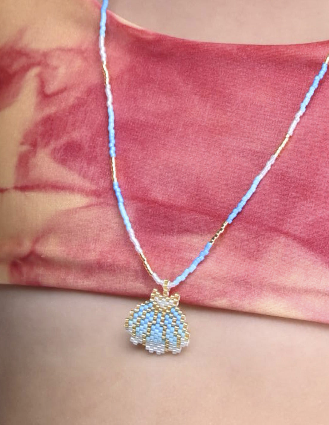 Caria Necklace Blue Sky. Necklace In Blue Sky