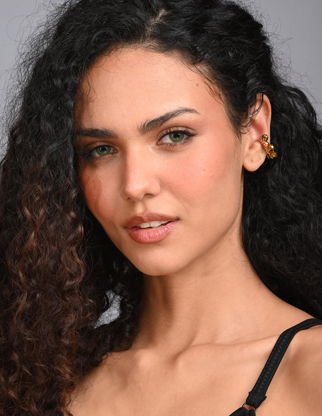 Coil Murano Ear Cuff Golden. Ear Cuff In Golden