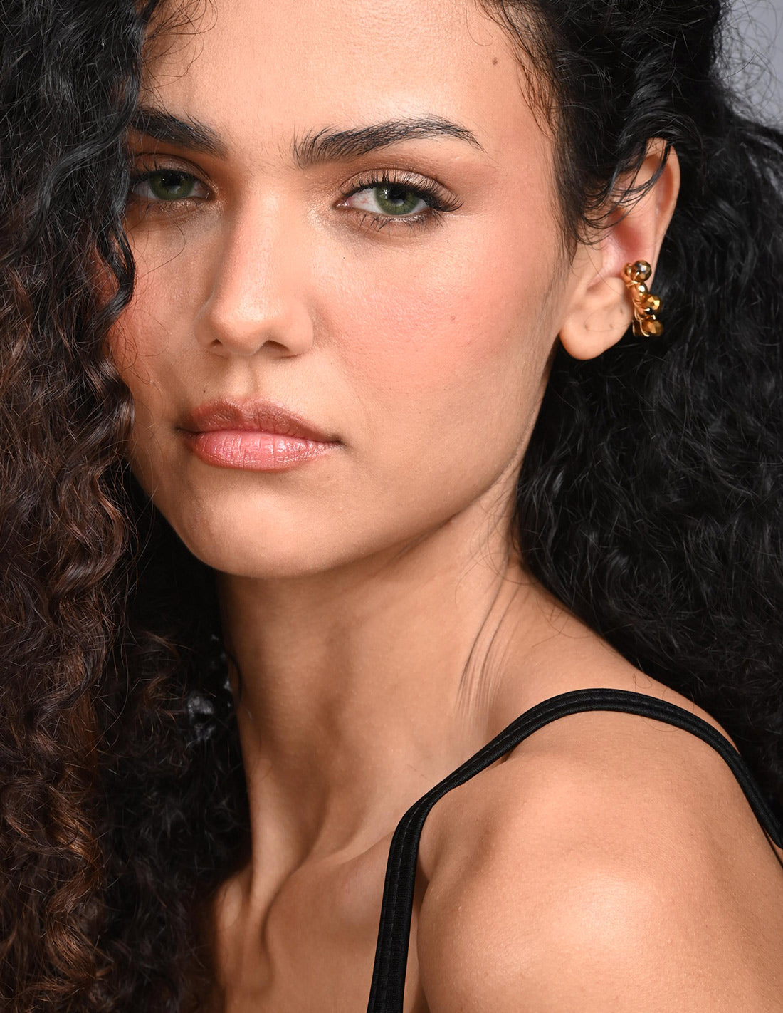 Coil Murano Ear Cuff Golden. Ear Cuff In Golden