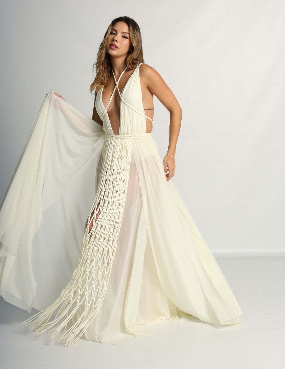 Diosa Dress Ivory