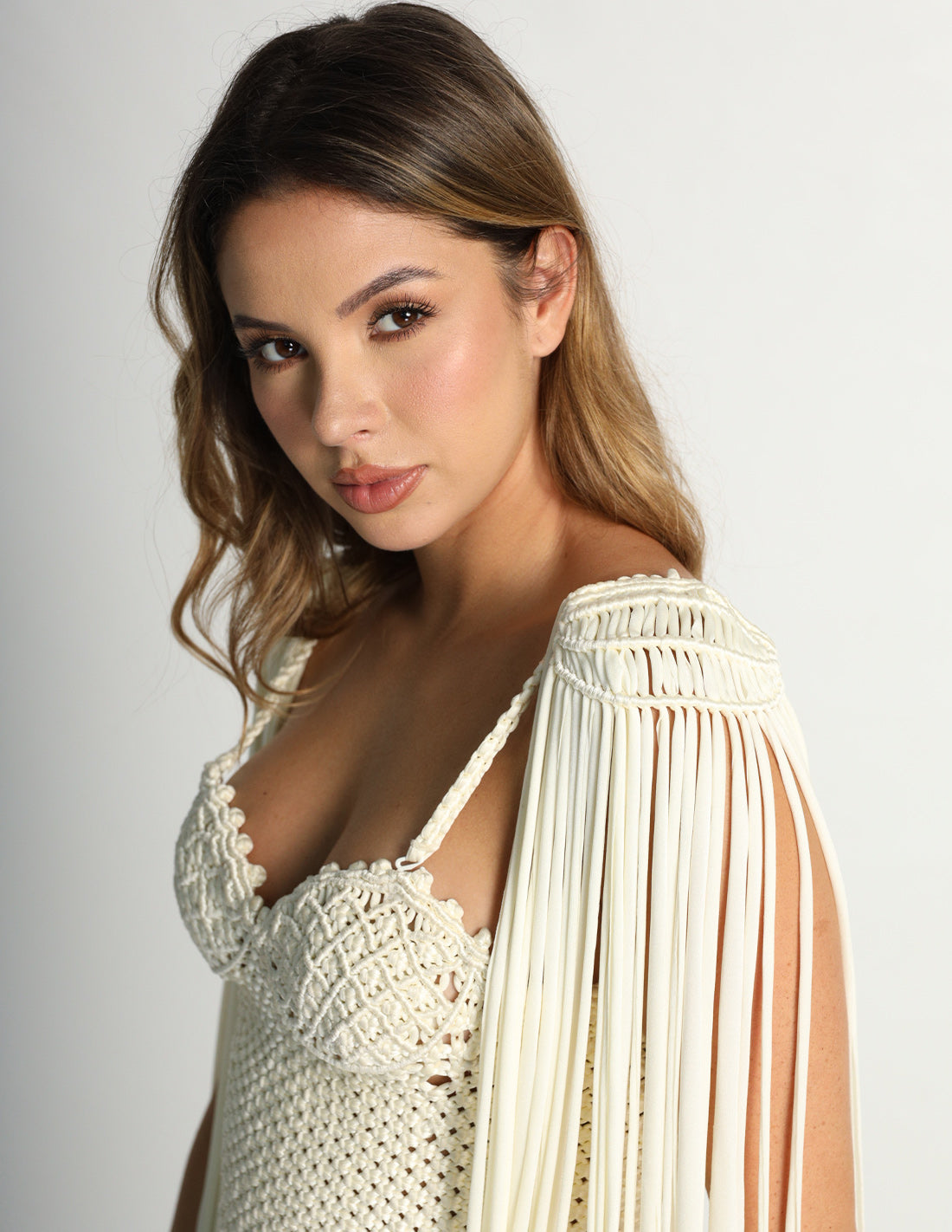 Flow Shoulder Pads Ivory