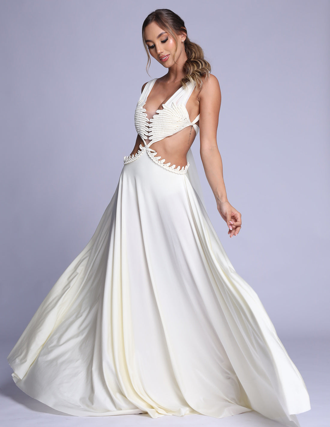 Wings Dress Ivory