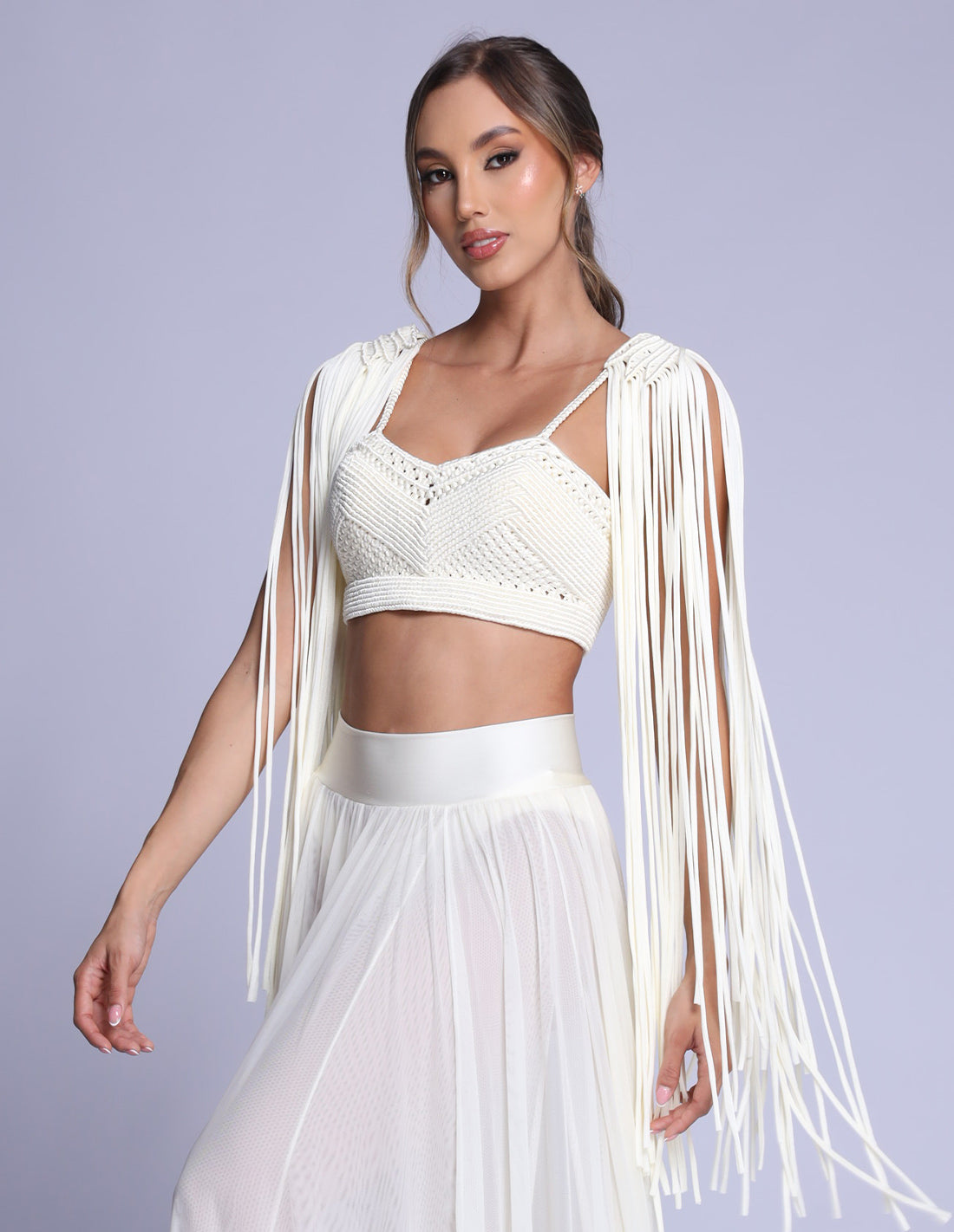 Rain Shoulder Pads Ivory