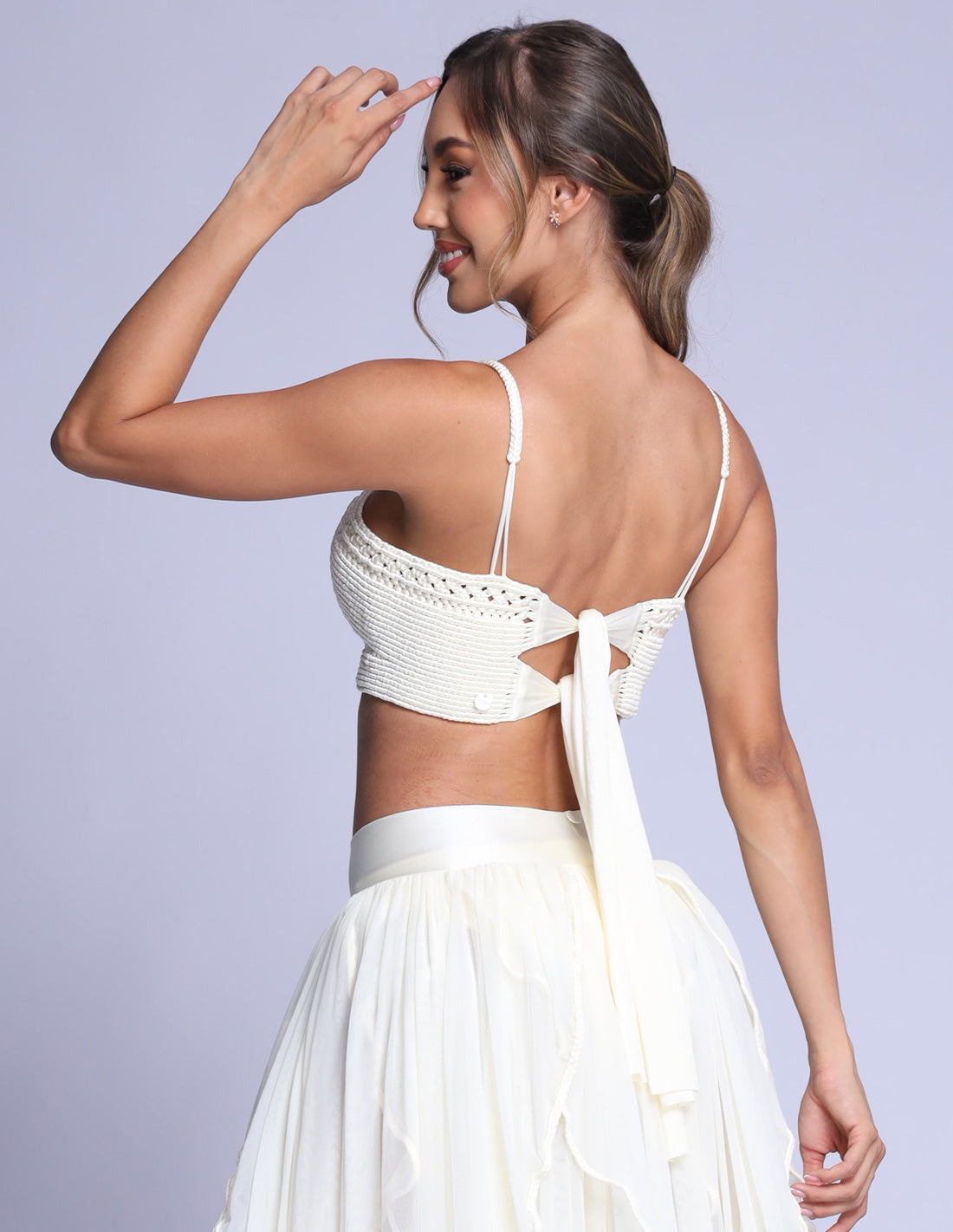 Artesia Crop Top Ivory