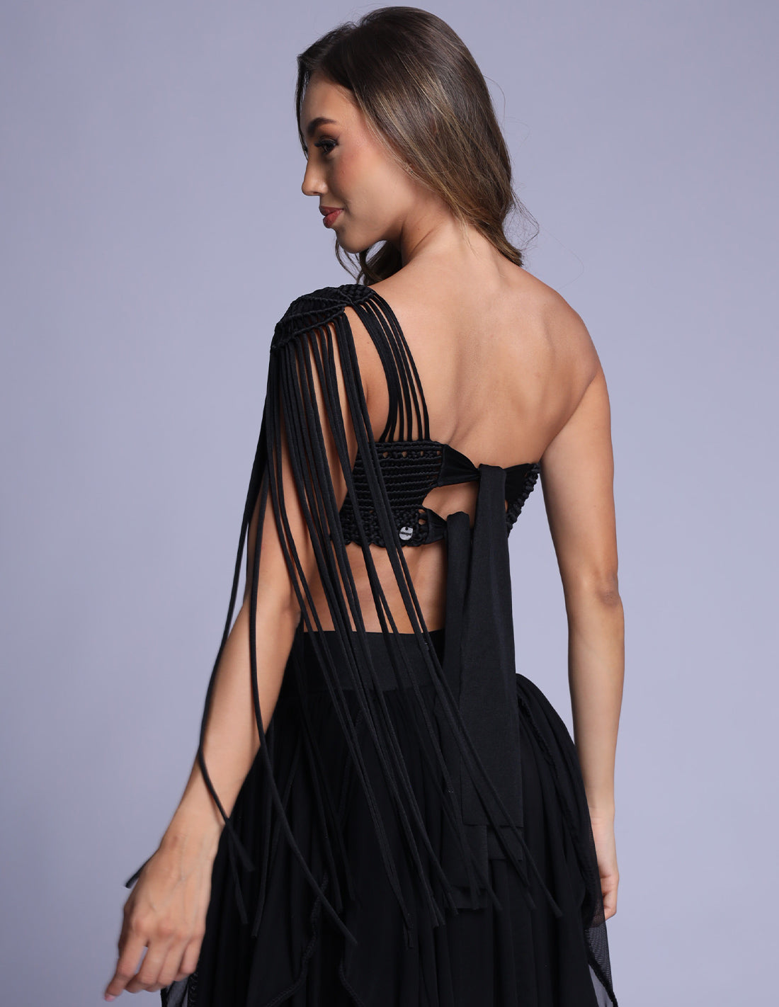 Unlates Crop Top Black